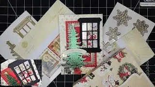 Anna Griffin Holiday Scene 3D Dies Review & Sweet 