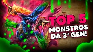 MELHORES MONSTROS da TERCEIRA GERAÇÃO de MONSTER HUNTER!