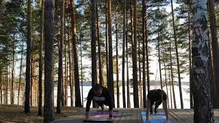 True Yoga: Сурья Намаскар, базовый комплекс йоги, приветствие Солнца.