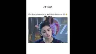 Alia Bhatt Singing Song 😇😍 / JB Talent  /