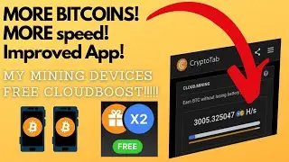 Earn FREE #Bitcoin daily! 💰|FREE CLOUDBOOST🆓-APP Improvement🔥|CRYPTOTAB #Improved algorithm