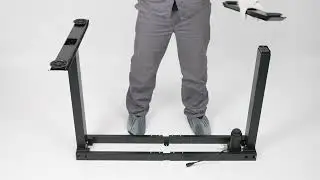 Height Adjustable Electric Standing Desk with 120 x 60 cm Desktop Installation Video