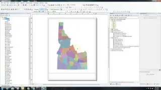 Как распечатать карту в ArcGIS 10.x