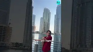 Come Join An Outdoor Yoga Session With Ania Sajan At Dubai Digital Park | Curly Tales ME #shorts
