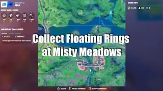 Collect Floating Rings at Misty Meadows - Fortnite Chapter 2 Season 4 Week 1 Mission