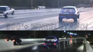Spurgeon Adkins' 300+ft wheelstand at Macon National Dragway / Twiggs November 7, 2009