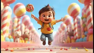 Catch the Lollipop | Fun Candy Rhyme for Kids | Nursery Rhymes & Songs for Children