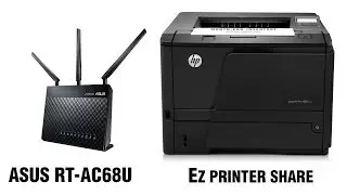 ASUS RT-AC68U EZ printer share [PCAXE.COM]