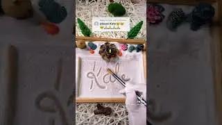 ASMR WRITING ✍️ NAME IN SAND / Zen Garden 🪴Super Soothing and Relaxing 😌 Kate 😎