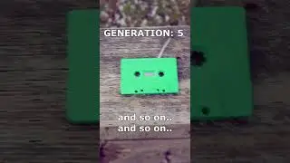 EXTREME example of cassette tape 