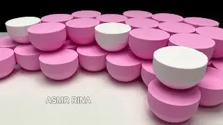 ASMR baking soda crunchy cups crush