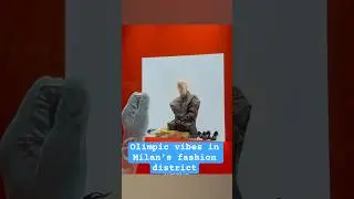 Milan Fashion Meets Olympics 2026 | Luxury Windows #shorts #Milan #fashiontrends