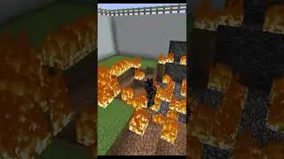 Obsidian Golem vs Mutant Blaze [Minecraft Mob Battle] #Shorts