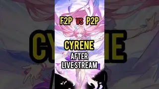 E2 Cyrene Be Like&hellip; 💔💸 | F2P vs P2P | Honkai: Star Rail Shorts #cyrene  #honkaistarrail #f2p