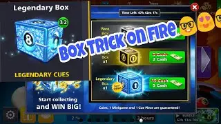 Legendary Box Trick On Fire | 8 Ball Pool