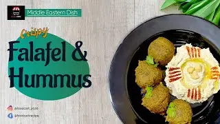CRISPY FALAFEL & HUMMUS | Food Cart | Middle Eastern Dish