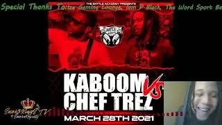 Kaboom VS Chef Trez Battle Academy Presents King Me | Battle Rap Recaps