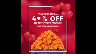 Celebrate your love in the CHEESIEST way with CHEESE FLAVORED Popcorns | Popcorn & Company