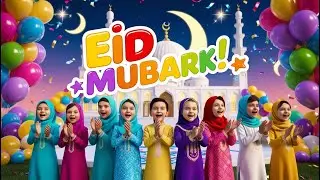Eid Mubarak song for kids | Eid Mubark | Nursery rhymes