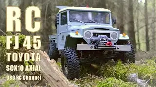 RC Toyota FJ45 Axial SCX10 Offroad Extreme.Woodcutter