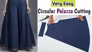 सर्कुलर प्लाजो की कटिंग #@MadhuStylesShorts #@KanhaVlogs156 #trending#plazodesigns
