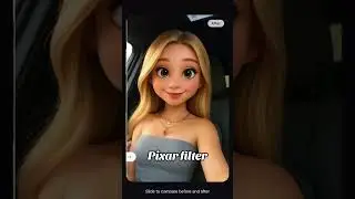 Pixar Disney filter on Sharpora now!