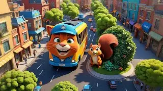 Bus Stop Waiting Song | Patience & Learning Song for Kids | Preschool Routine & Counting Rhyme