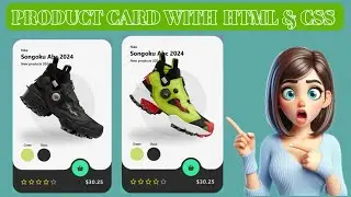 Animated Product Card using HTML and CSS