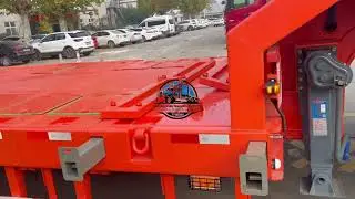 Heavy load low flatbed trailer, Heavy-duty low-bed trailer, Low flatbed trailer, China Factory