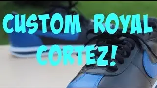 Custom Nike Cortez x Jordan Royal 1