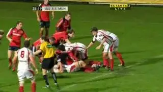 Timoci Nagusa Try 1 v Munster