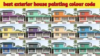 Best exterior house painting colour with code |  Asian paints exterior house painting colour code
