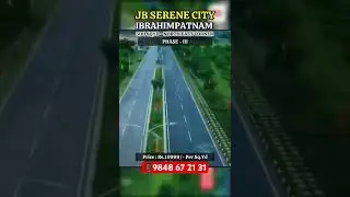 HMDA PLOT FOR SALE ||NORTH EAST CORNER ||PHASE-3 ||JB SERENE CITY |19,999IBRAHIMPATNAM|📱984867 2131