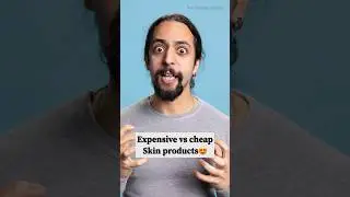 Expensive vs cheap products 😍 #shorts #skincareproducts