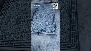 Chinese auspicious cloud relief can be used as a floor or a wall relief  The size and stone can be c