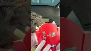 TRYING MINECRAFT MCDONALDS MEAL #shorts