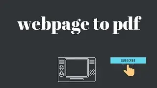 How to convert a web page into pdf in android|| web page into pdf English