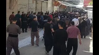 JAVANRUD, Iran, April. 15, 2018. Continued strikes by shopkeepers Bazaar merchants