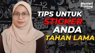 STICKER TAHAN TAKKAN ROSAK! | Tips Untuk Sticker Label Produk Anda Tahan Lama!