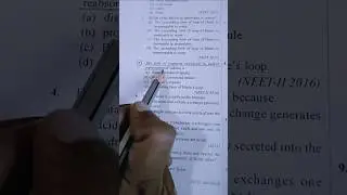 Most Important PYQ NEET 2026 #biology #shortsviral #doctor #aiims #neet