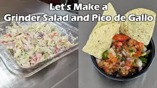 Making a Grinder Salad and Pico de Gallo Using the Chef Master Pro Chopper, a Versatile Kitchen Tool