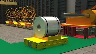 Lifting Platform Transfer Cart For Steel Coil