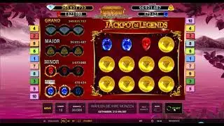 Jackpot Of Legends: Lucky Lady`s Charm Deluxe  - Novomatic / Novoline