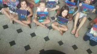 Mermaid Masterpieces Kid paint party! And again!