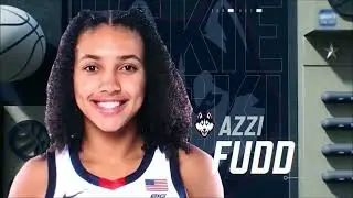 Azzi Fudd RE-INJURES Knee In Win, Gives Mom & Dad Thumbs Up | #4 UConn Huskies Women's Basketball