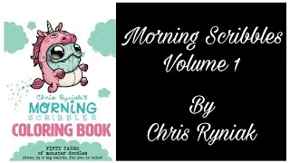 MORNING SCRIBBLES VOLUME 1 Adult Colouring Book By Chris Ryniak | FLIP THROUGH