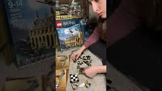 Building the 2001 flying keys Harry Potter Lego set, in real time #lego #harrypotter