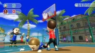 World of Playthroughs: Wii Sports Resort: Basketball: Pickup Game