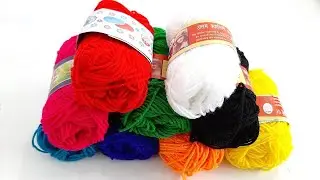 Easy Toran / Bandhanwar making at home | Woolen door / wall hanging decoration for diwali