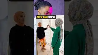 Mirror clone outfit transition - CapCut tutorial Fashion- #capcut #easyedit #shortsviral #reelstrend
